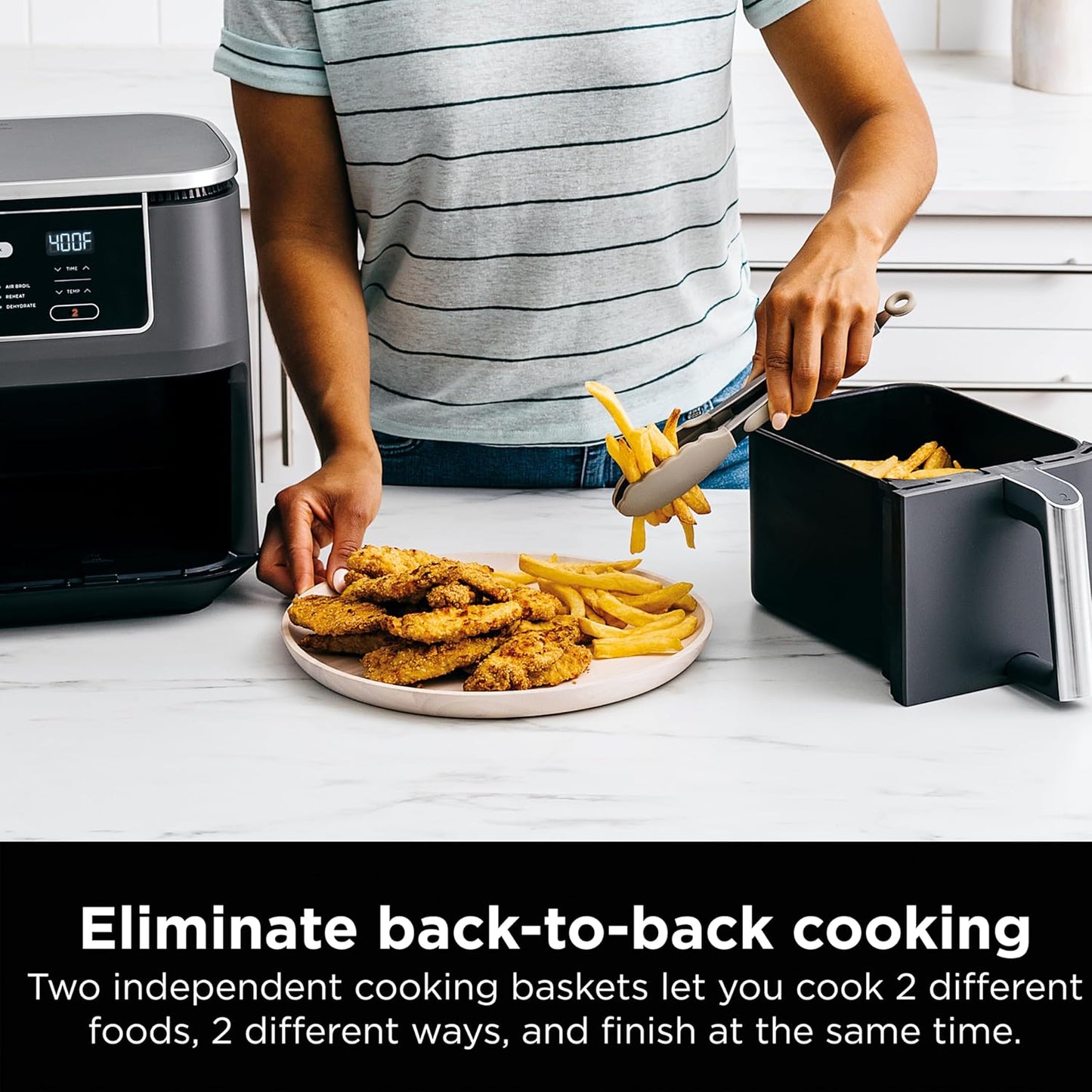 Ninja Foodi DualZone XL Luftfritös 6-i-1