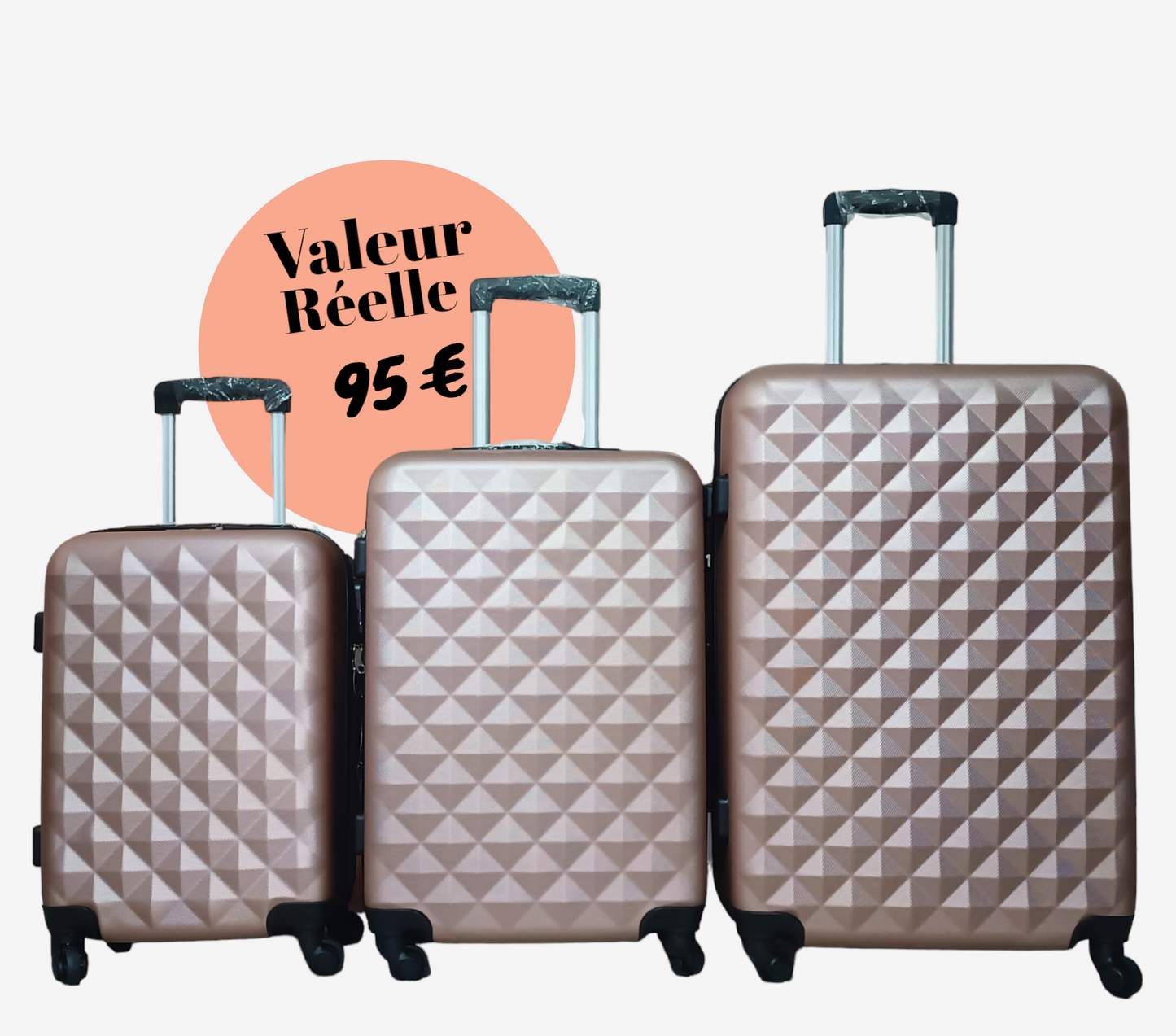 DIAMANT ROSE - Destock Valises