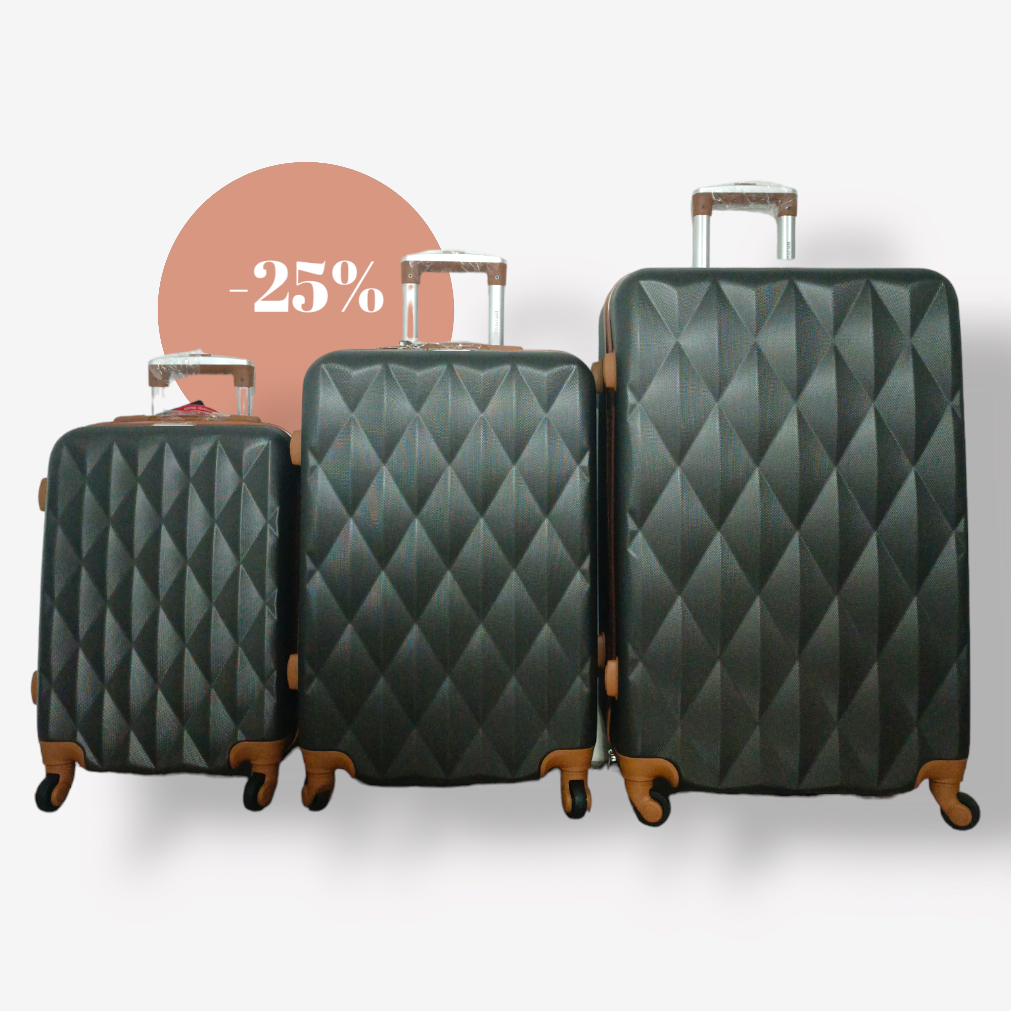 CLASSY Black Grey - Destock Valises